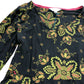 Tallie Eco Vero Jersey Dress UK8 Women's Black Floral Long Sleeve