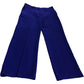 Wide Leg Trousers UK14 Women's Purple