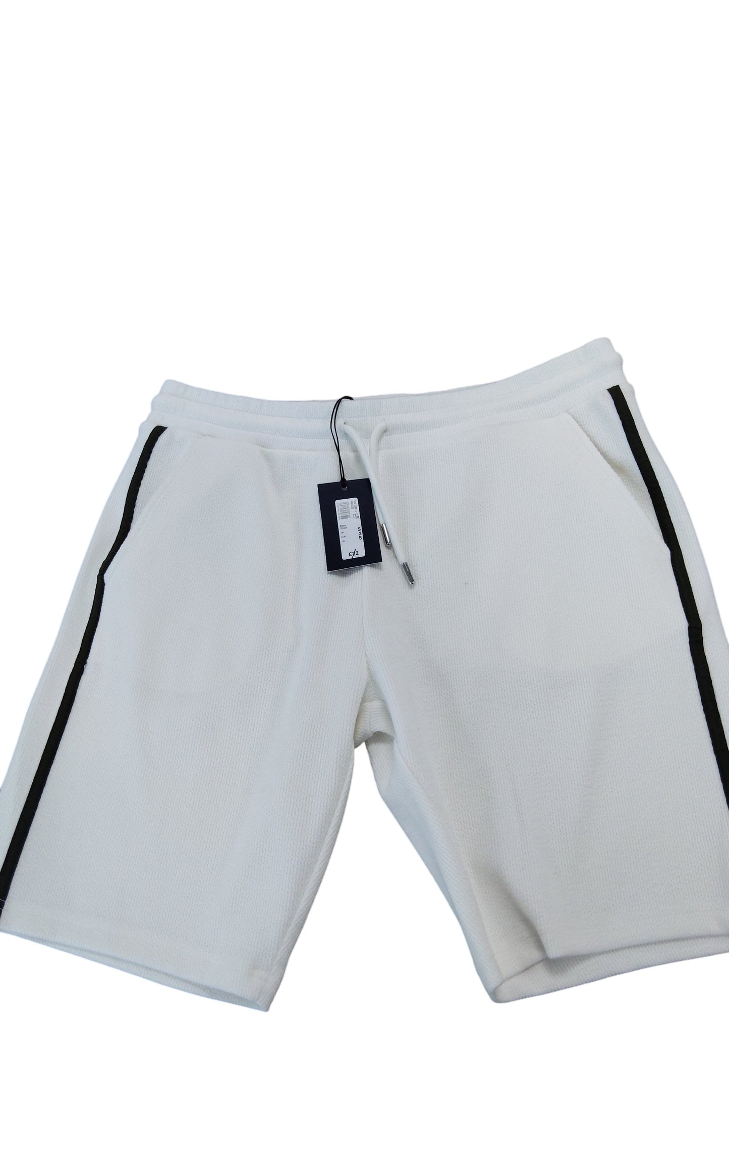 River Island Studios Men’s White Shorts Size UK M Athletic Style With Pockets