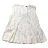 River Island Studios Pleated White Vest Top Size 6