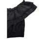River Island Girls Black Ruffle Top UK7-8 Years Off Shoulder Cotton