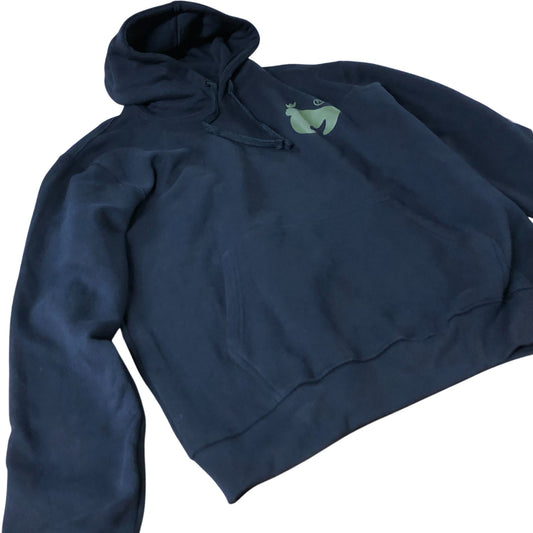 Money Hoodie Men's Navy Blue Kanga Pocket Pullover Sweatshirt XL