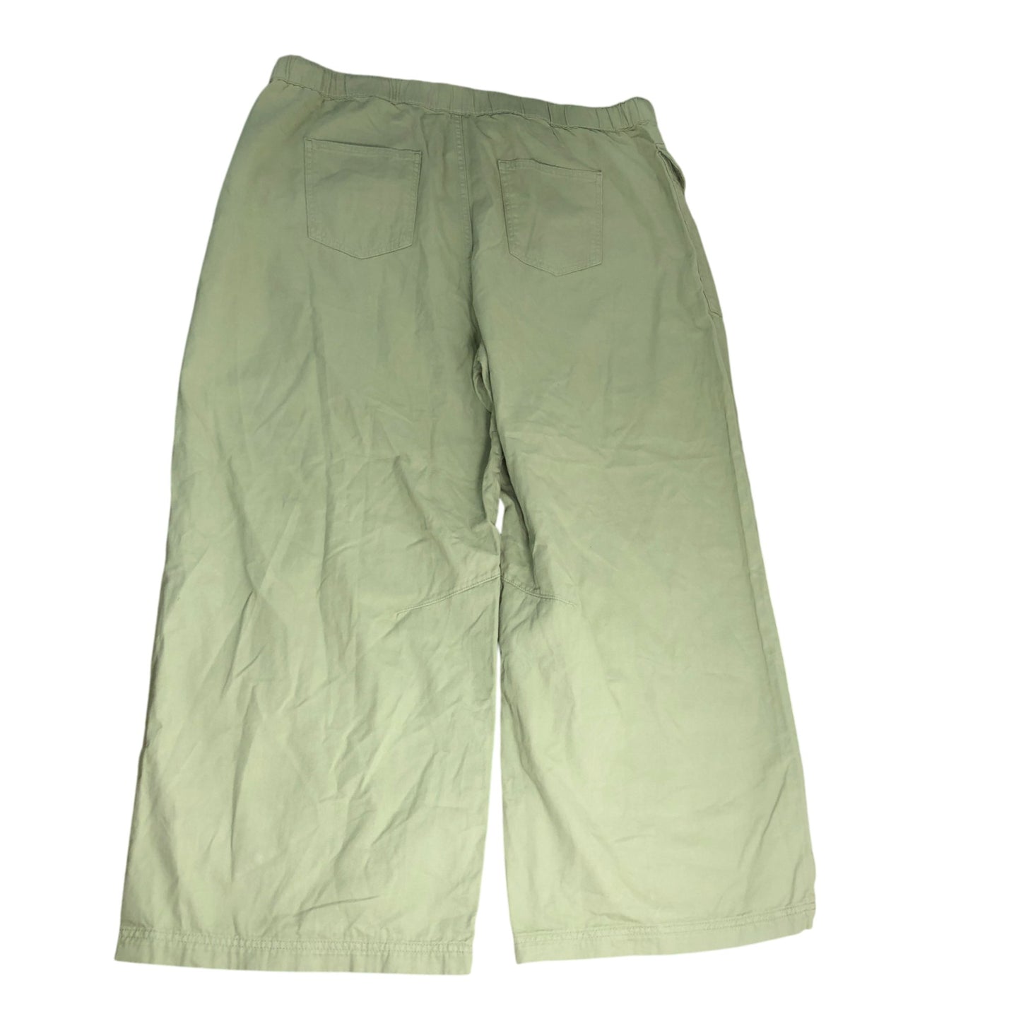 FatFace Cargo Trousers UK22 Women's Light Green Cotton Blend Outdoor Style