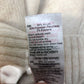 Santa Baby Women's Cropped Sweater Knit Pullover Size UK8 Cream Glitter