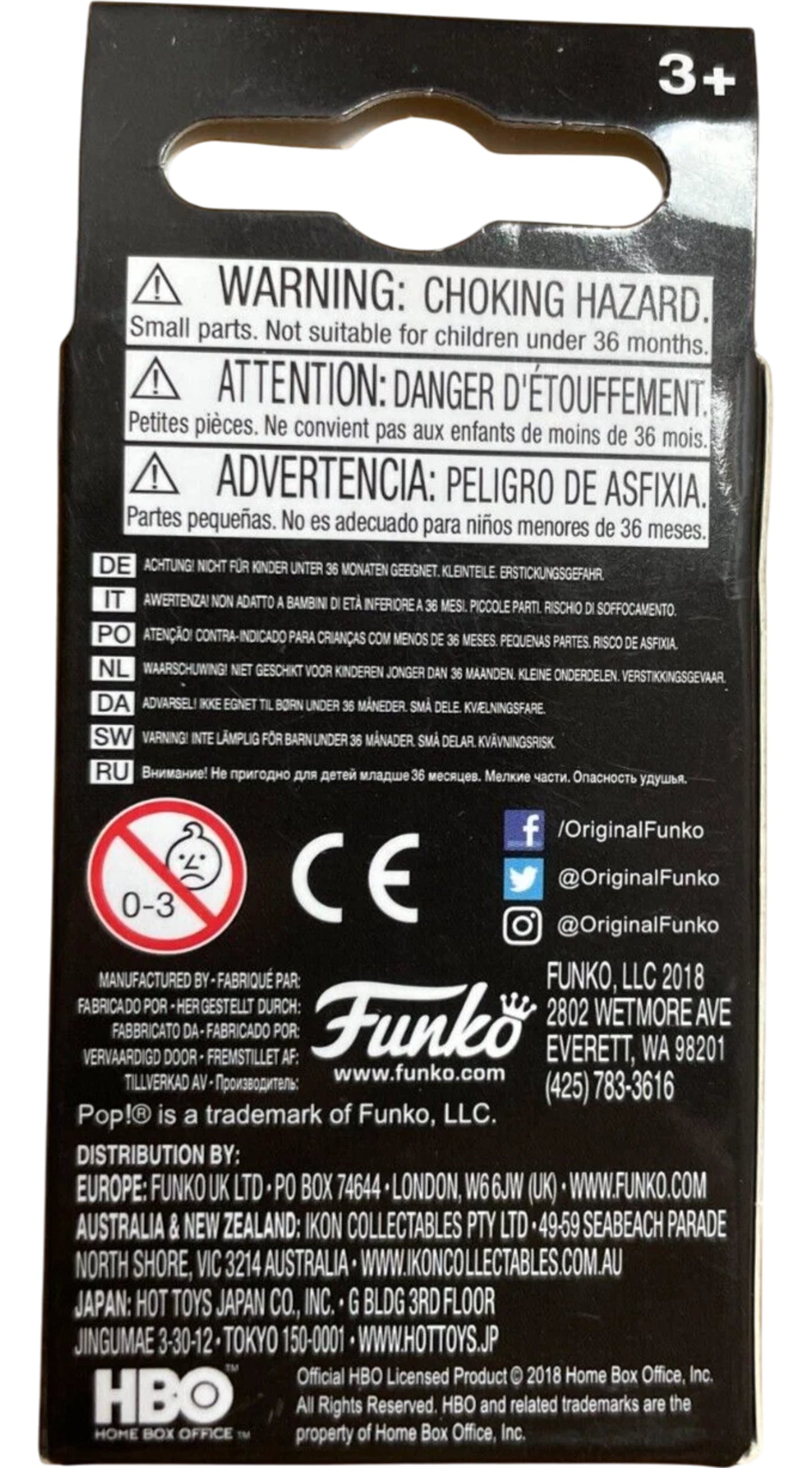 POCKET POP Night King Game Of Thrones Vinyl Figure Keychain Collectible