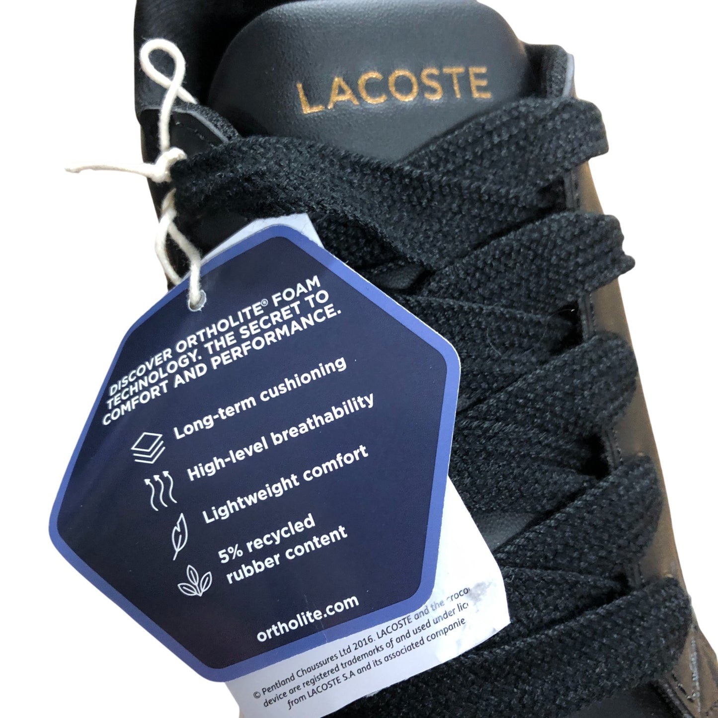 Lacoste Classic Trainers Women's Casual Shoes Size UK 4 New Black Stylish