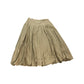 River Island Women's Pleated Midi Skirt UK Size 18 Khaki