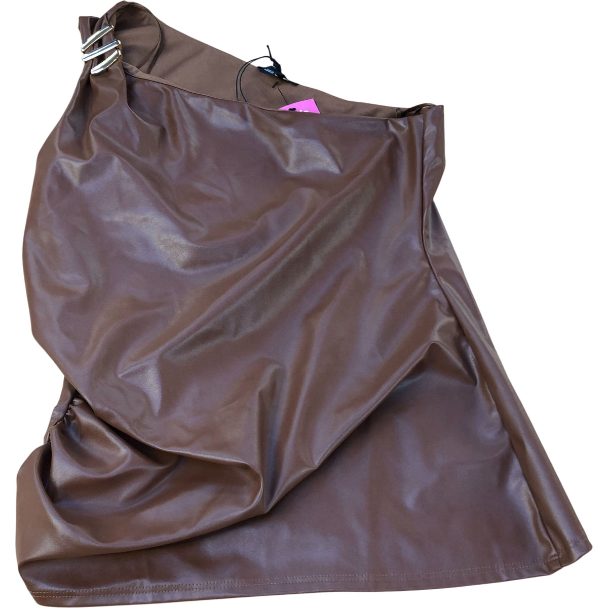 River Island Brown One Shoulder Top Women's UK Size 12