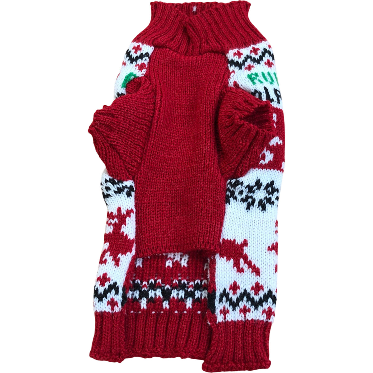 Christmas Run Rudolph Reindeer Pet Sweater XS