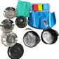 Camping Cookware Set Stainless Steel Portable Cookware Camping Kitchen Utensils