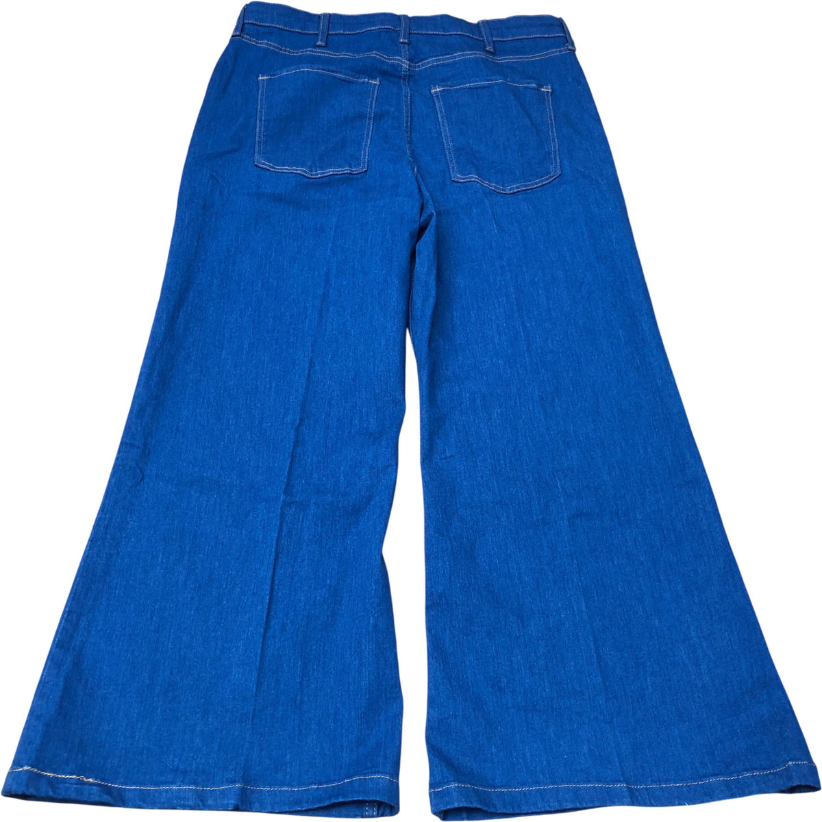 River Island Palazzo Blue Denim Flared Jeans