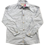 Kids Blue Long Sleeve Casual Lightweight Shirt 8 Years