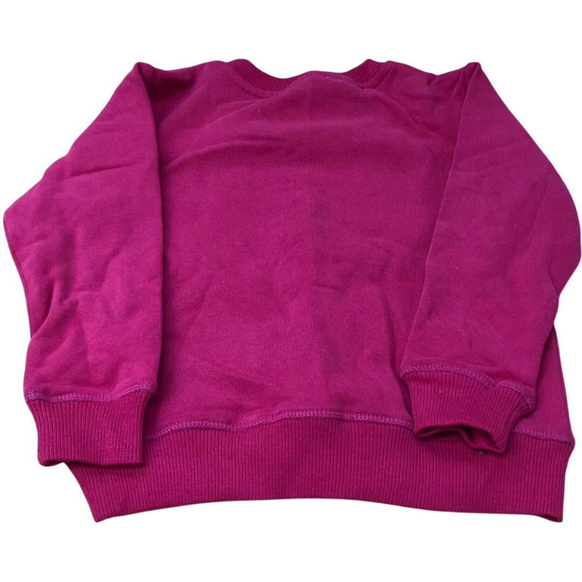 Trotters Kid's Sweatshirt Size 4-5 Years Girls Floral Heart Design Pink Cotton