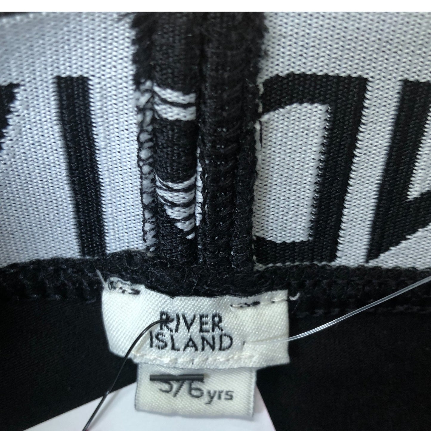 River Island Black Cycling Shorts 5-6 Yrs Girls Comfortable Everyday Wear