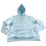 Crew Clothing Company Hoodie Size 10 Women's Light Blue Cotton Blend Pullover
