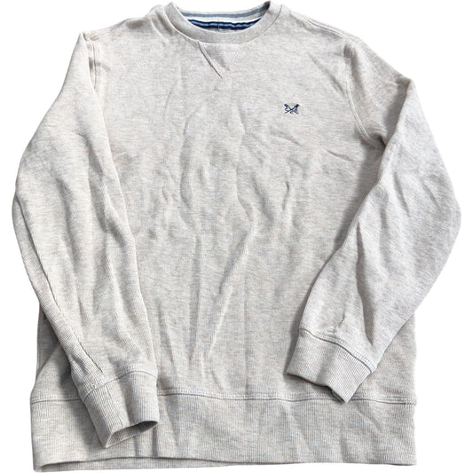 Crew Clothing Company Casual Beige Cotton Sweatshirt Size S