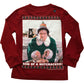 Kids Long Sleeve T-Shirt 5-6 Years Red Elf 'Son of a Nutcracker' Design Top
