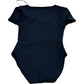 River Island Bodysuit Black UK8 Women's Short Sleeve Polyester Blend Fashion