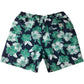 Weird Fish Bellukha 34 Men's Swim Shorts Green Floral Print Recycled Polyester