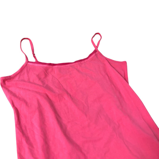 Boden Spaghetti Strap Tank Top Women's Pink Cotton Stretch Casual UK18
