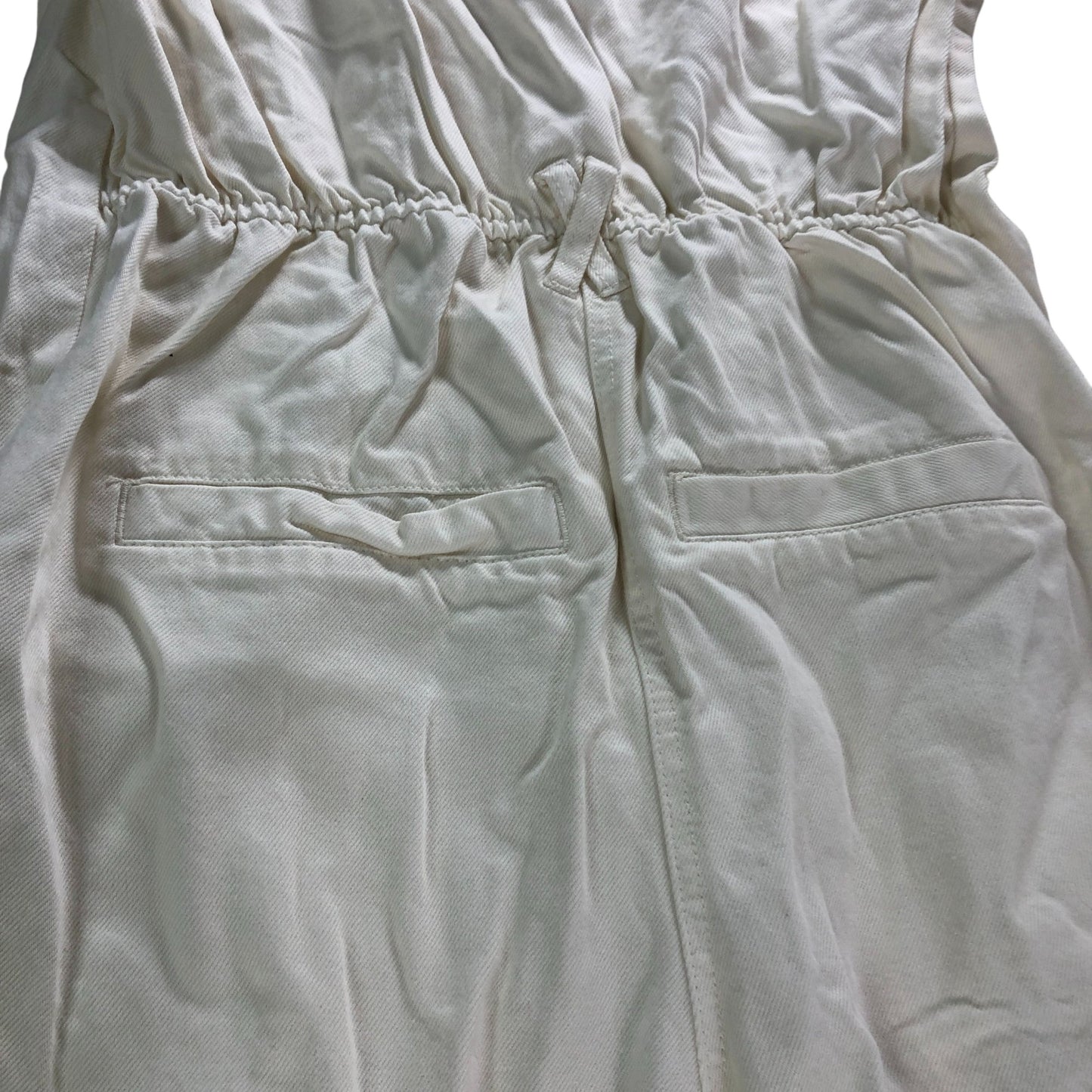 River Island Women's Jumpsuit UK14 Cotton Long Sleeve Utility White