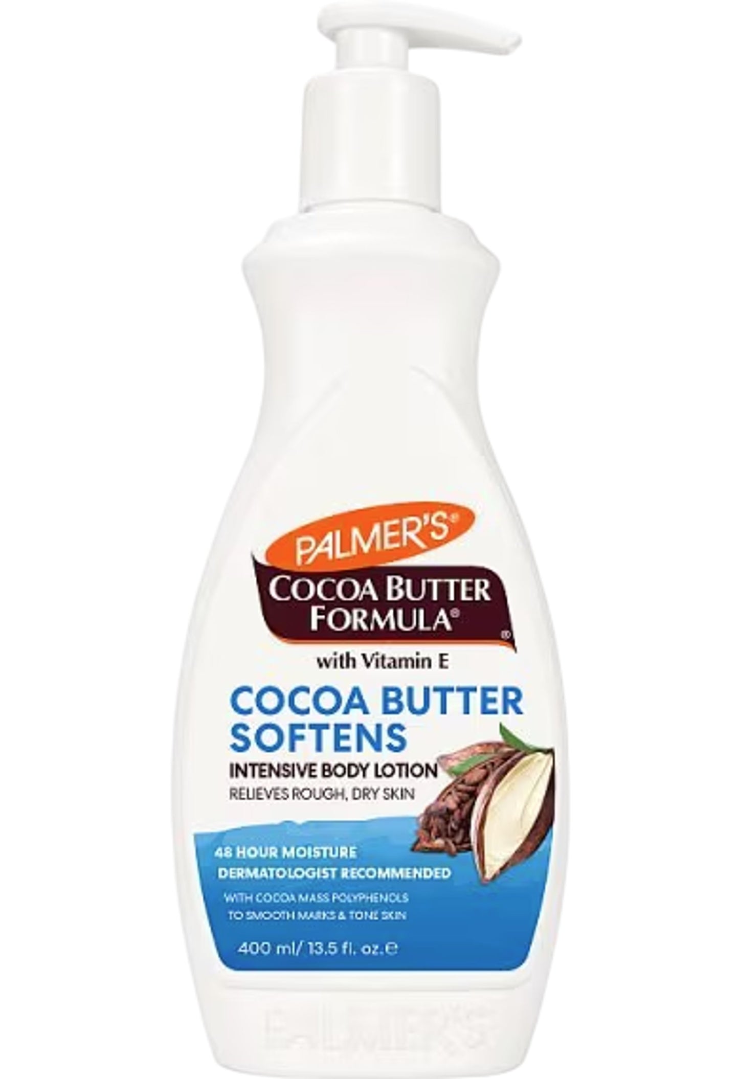 PALMER'S Cocoa Butter Formula 400ml Intensive Body Lotion Softens Dry Skin