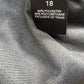 Shirt Women's Long Sleeve Burgundy Shiny Top UK16
