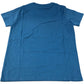 T-Shirt Men's Blue Cotton Short Sleeve Casual Wear Size 12-13 Years