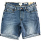 River Island Denim Specialist Slim W28 Men's Shorts Blue Medium Denim