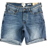 River Island Denim Specialist Slim W28 Men's Shorts Blue Medium Denim