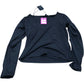 River Island Long Sleeve V Neck Top Size 12 Women's Black Soft Material