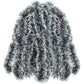 Christmas Tinsel Dark & Green White Party Decoration 10m