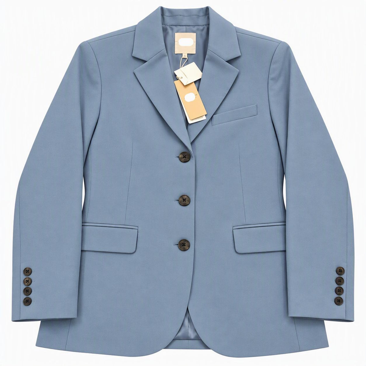 Elina PW Blazer Faded Denim Blazer Jacket Size 8