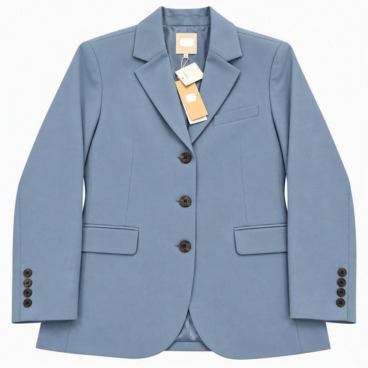 Elina PW Blazer Faded Denim Blazer Jacket Size 8