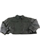 River Island UK18 Women's Khaki Pu Jacket with Pockets