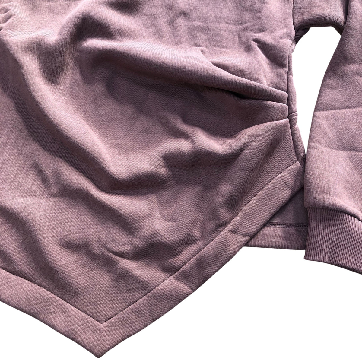 River Island Asymmetric Taupe Relaxed Sweatshirt