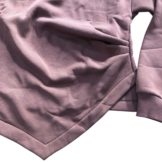 River Island Asymmetric Taupe Relaxed Sweatshirt
