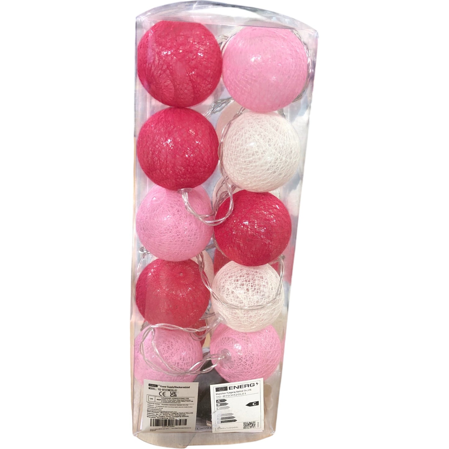 Fairy Lights LED String Lights Pink Red White Decorative