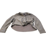 River Island Overshirt Jacket UK Size 8 Women's Brown Faux Leather Long Sleeve