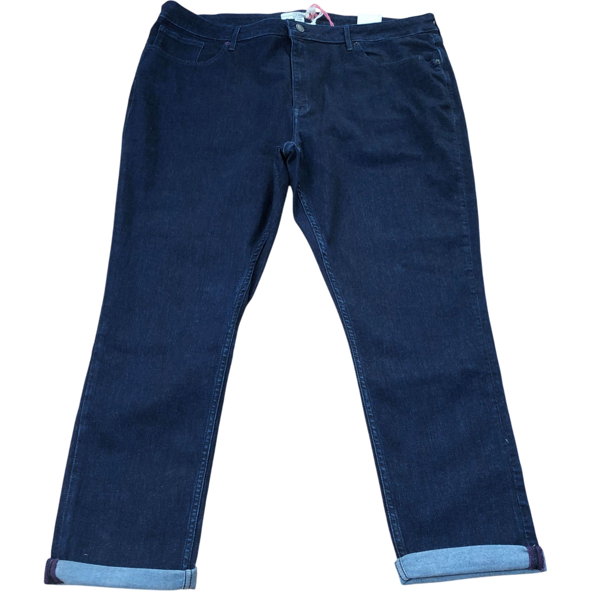 Amelia Skinny Jeans Dark Denim Stretchy Cotton Blend Size 22