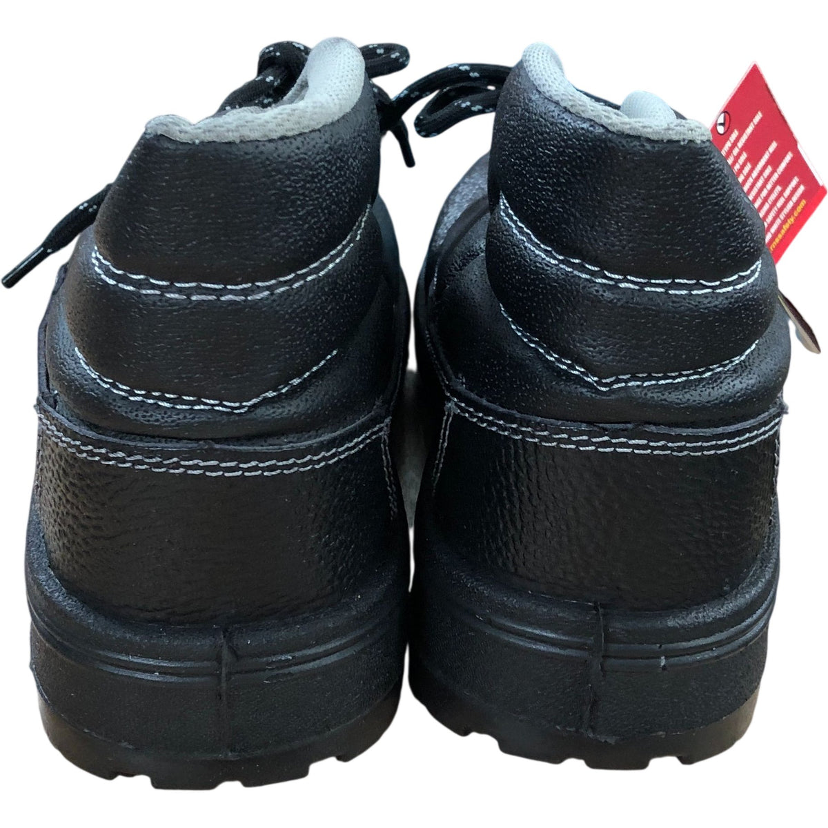 RNS Safety Boots Eurotek Work Footwear Steel Toe Black Size UK 8
