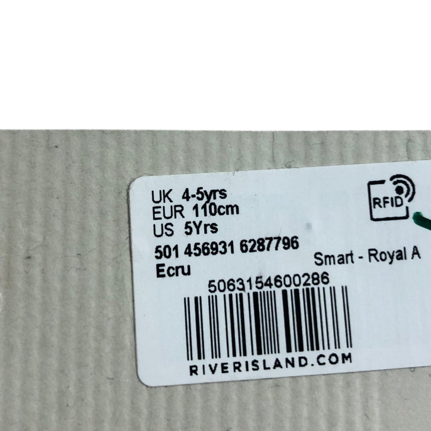 River Island Future Princess T-Shirt UK4-5 Years Girls Striped Cotton Top