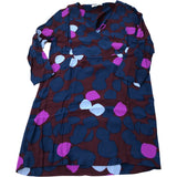 Women's Viscose Dress UK 6 Long Sleeve Multicoloured