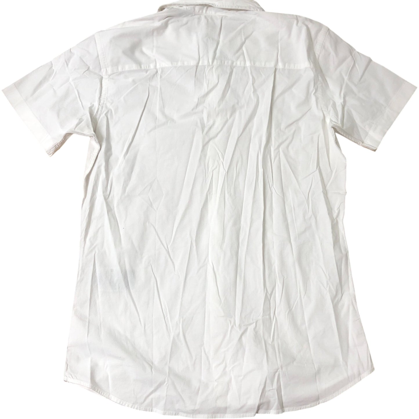 Jack & Jones Plain White Short Sleeve Shirt M Men's Casual Summer Top