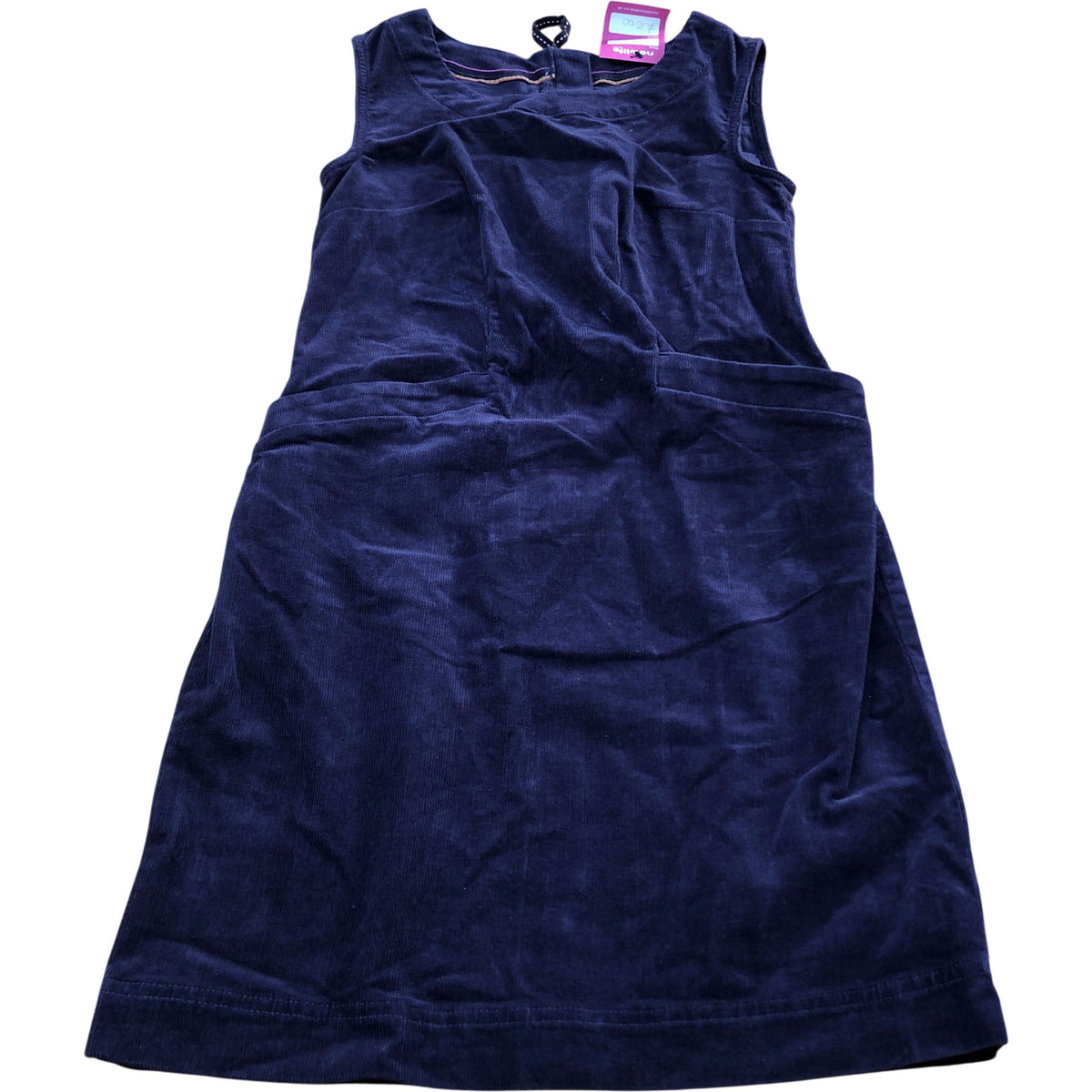 Women's Purple Sleeveless Dress UK Size 6 Stretchy Organic Cotton