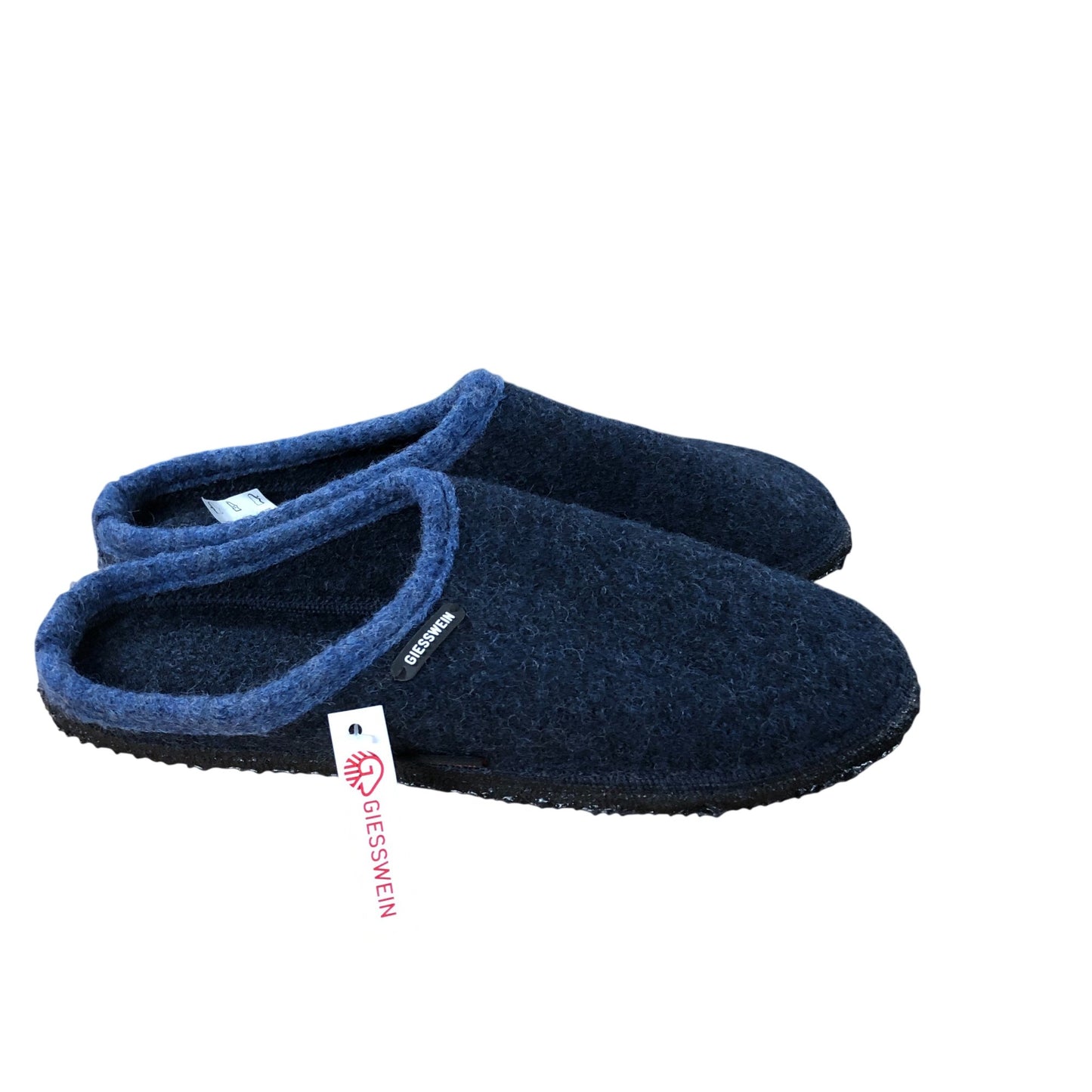 Giesswein Dannheim Slippers UK11.5 EU45 Men's Midnight Blue Wool Slip On