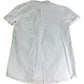 Fluid Short Sleeve Shirt Men's Casual White Cotton Blend Top Small
