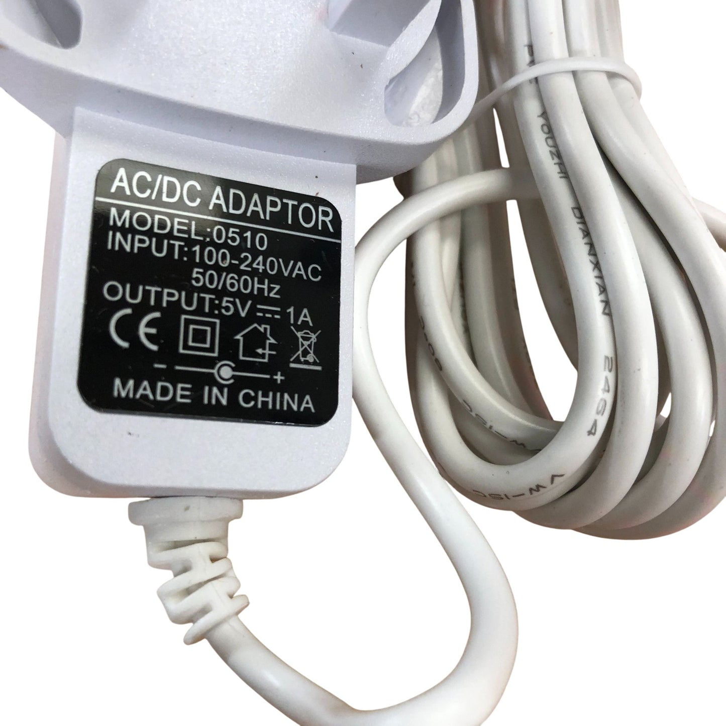 AC DC Adapter Model 0510 5V 1A Power Supply Charger Plug UK Mains