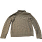Brown Cable Knit Sweater Button Detail UK Small