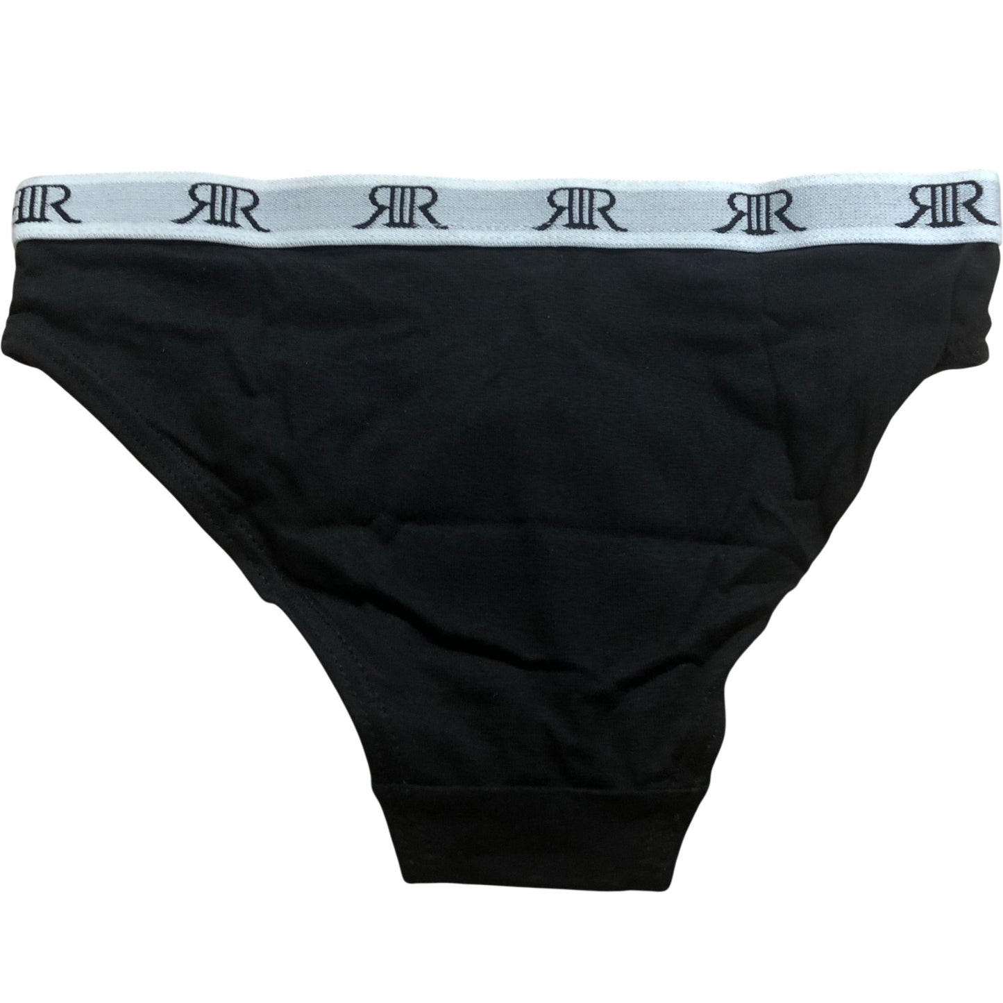 River Island Girls Briefs Size 5-6 Years Soft Cotton Black Underwear 10 Pairs